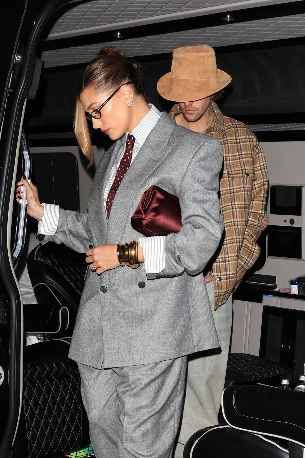 Hailey Bieber Redefines Power Dressing in Saint Laurent's Game-Changing ...