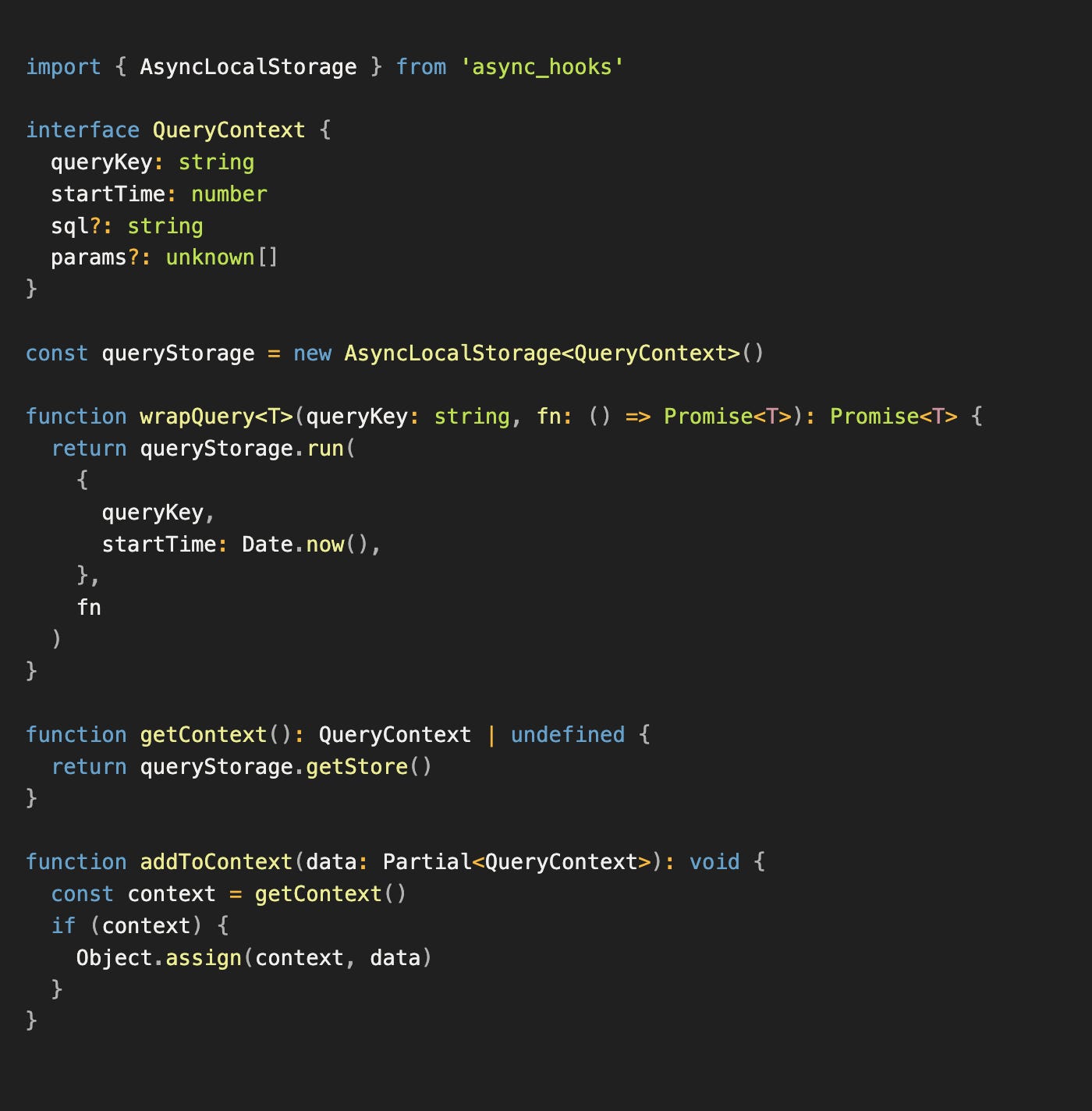 Upgrading DrizzleORM Logging with AsyncLocalStorage