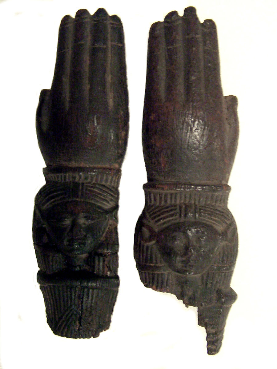 Castanets (clappers), Wood, Egyptian Castanets (clappers), Wood, Egyptian
