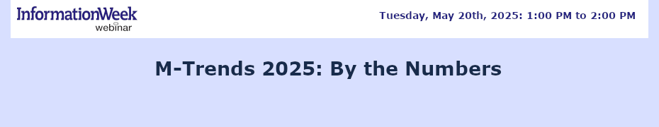 M-Trends 2025: By the Numbers (May 20th)