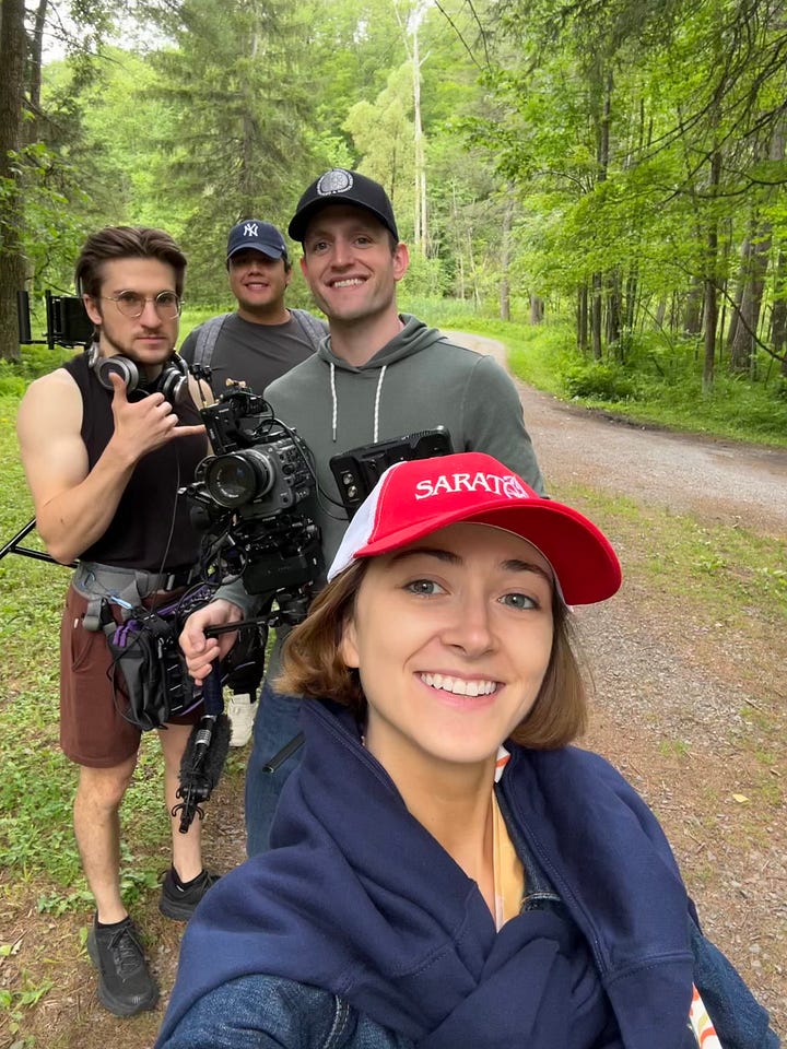 'Off to the Races' filming in Saratoga Springs, NY