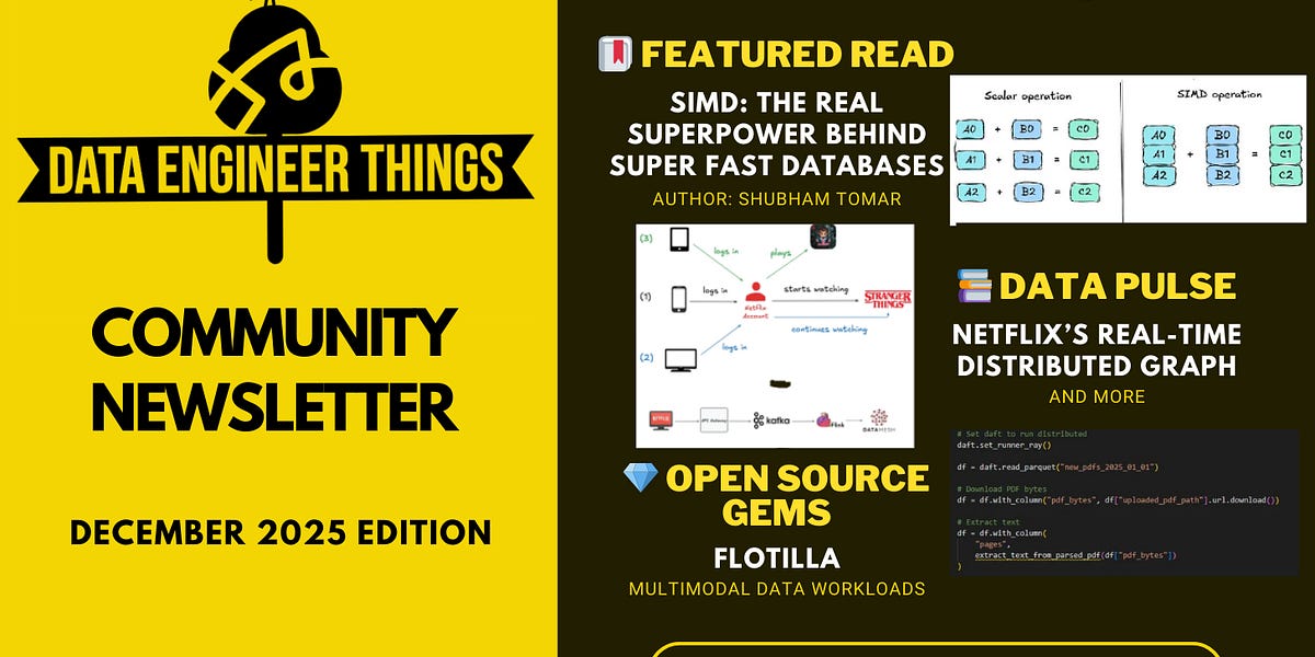 Data Engineer Things Newsletter #26 (Dec 2025)