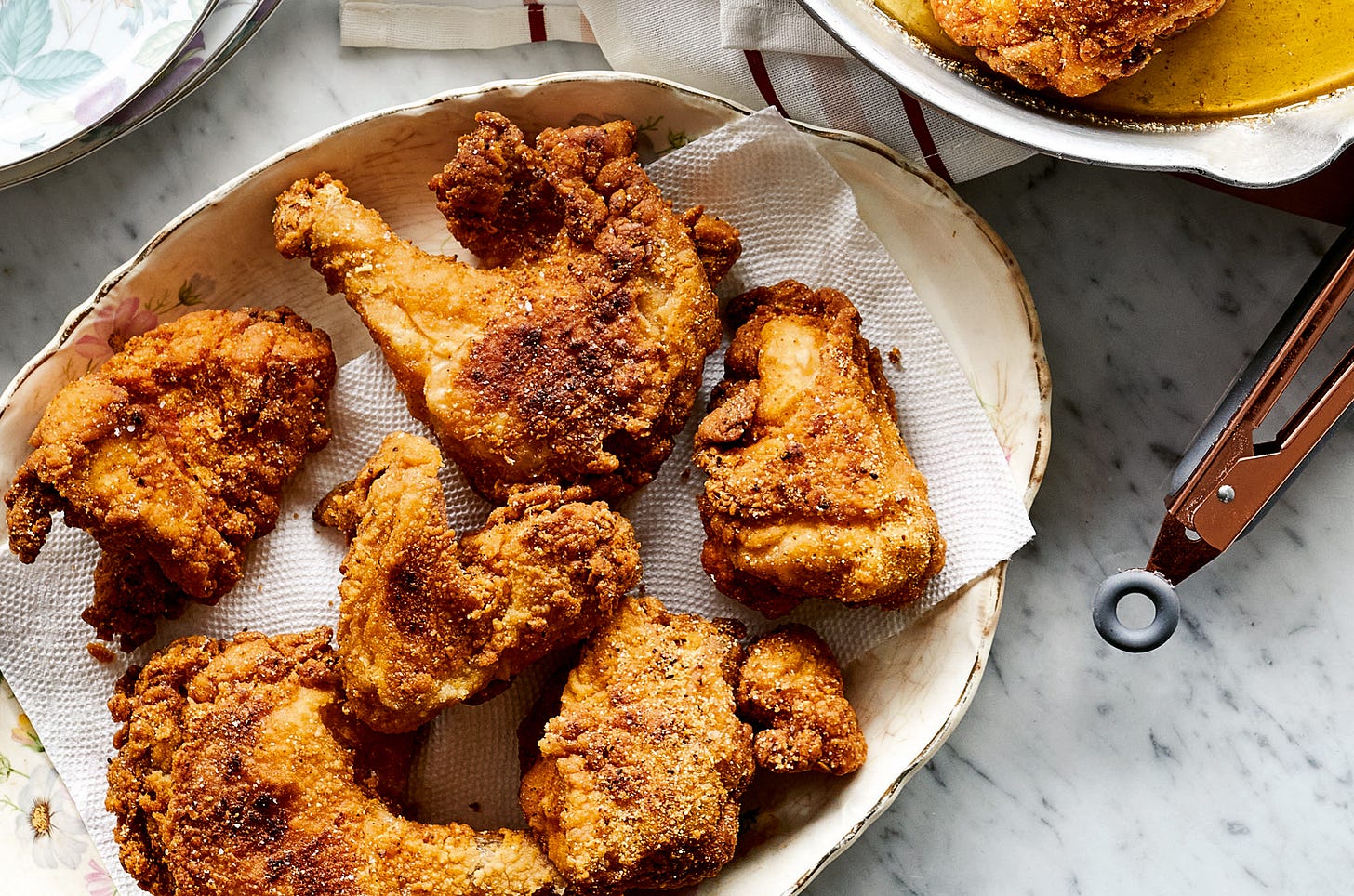 Mom's Fried Chicken by Jessica B. Harris from Braided Heritage, photo by Kelly Marshall Mom's Fried Chicken by Jessica B. Harris from Braided Heritage, photo by Kelly Marshall