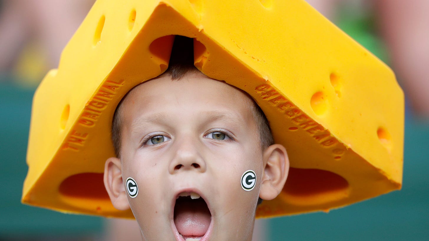 First Cheesehead made for Brewers game, but it became Packers icon