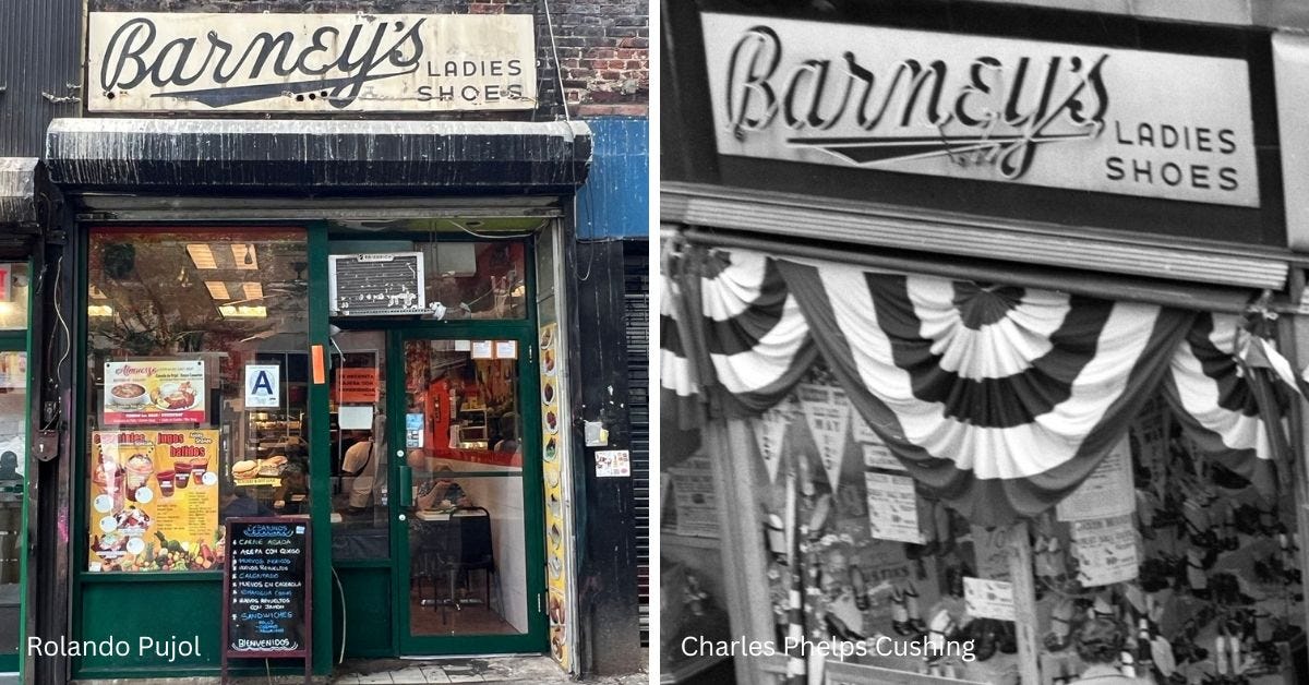 Hidden no longer: Historic neon shoe-store sign emerges from