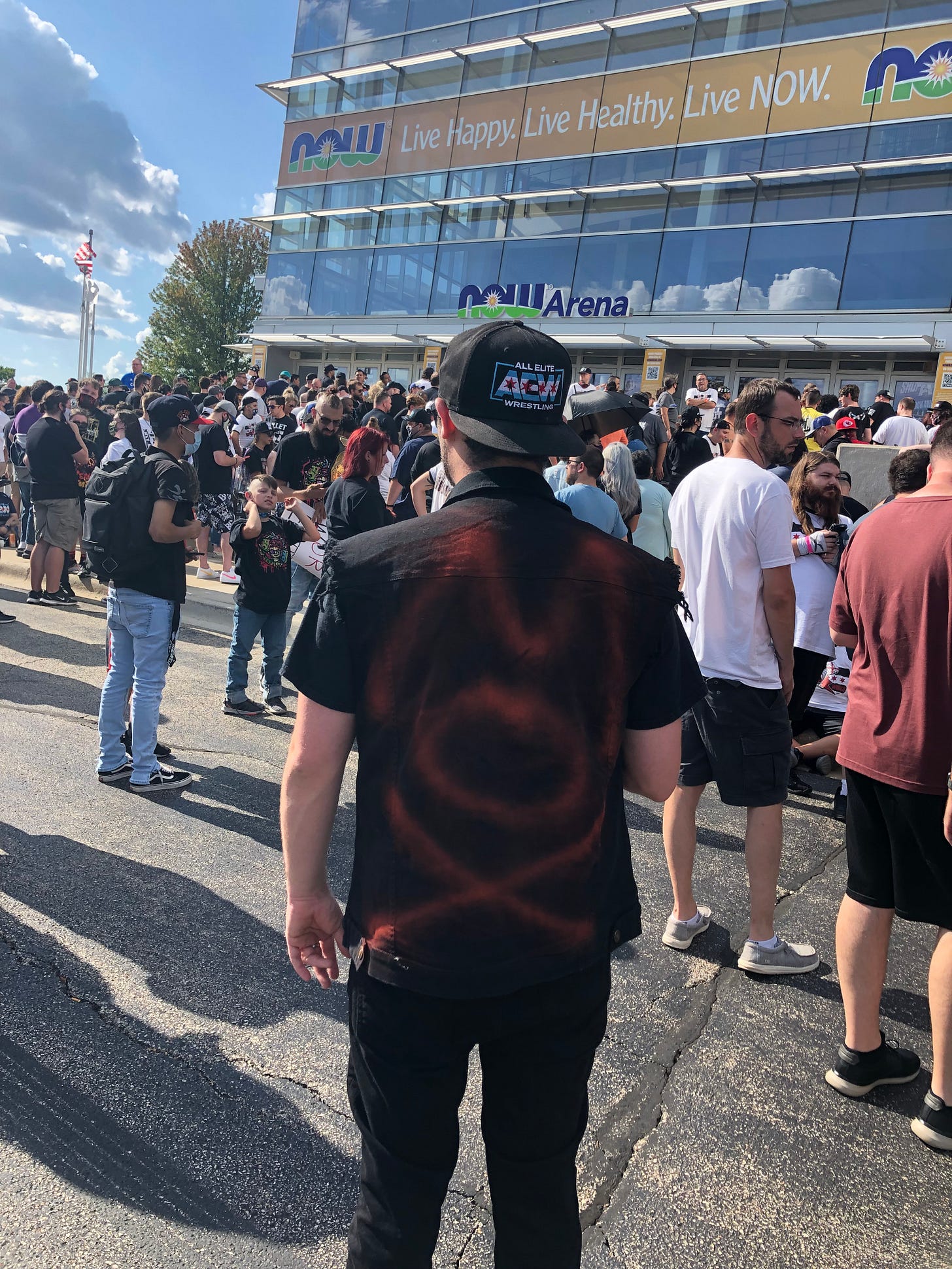 Standing outside the NOW Arena - Mox Jacket Standing outside the NOW Arena - Mox Jacket