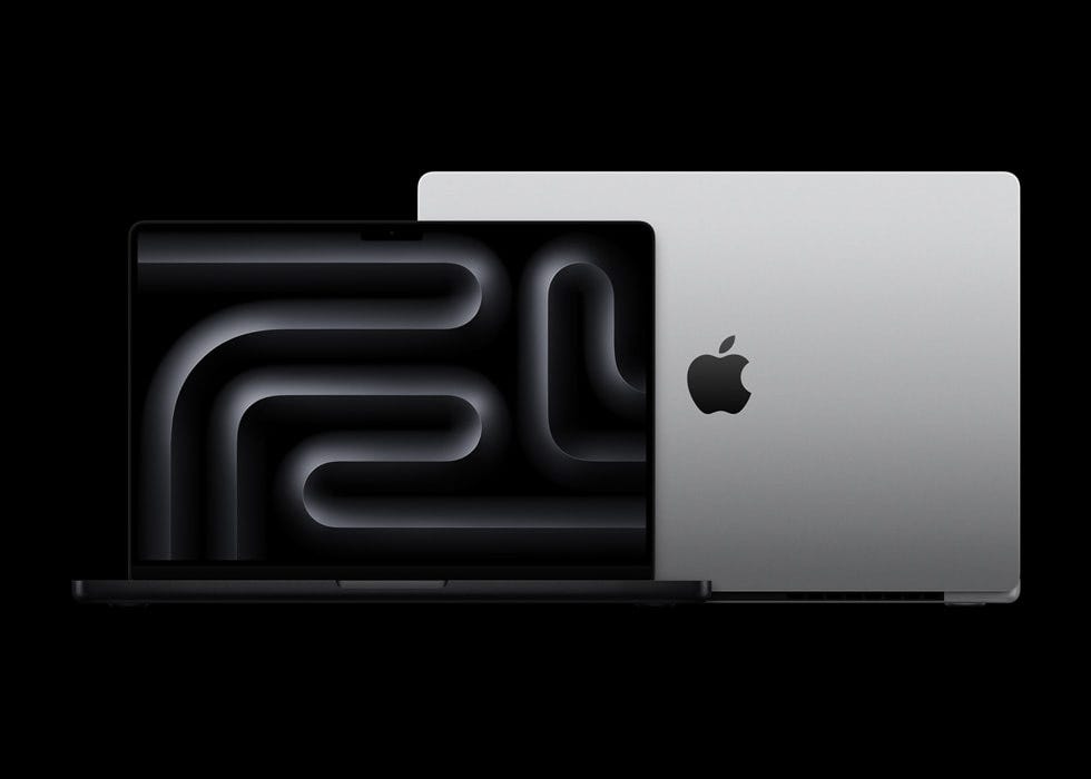 A look at the front and the back of the new MacBook Pro. A look at the front and the back of the new MacBook Pro.