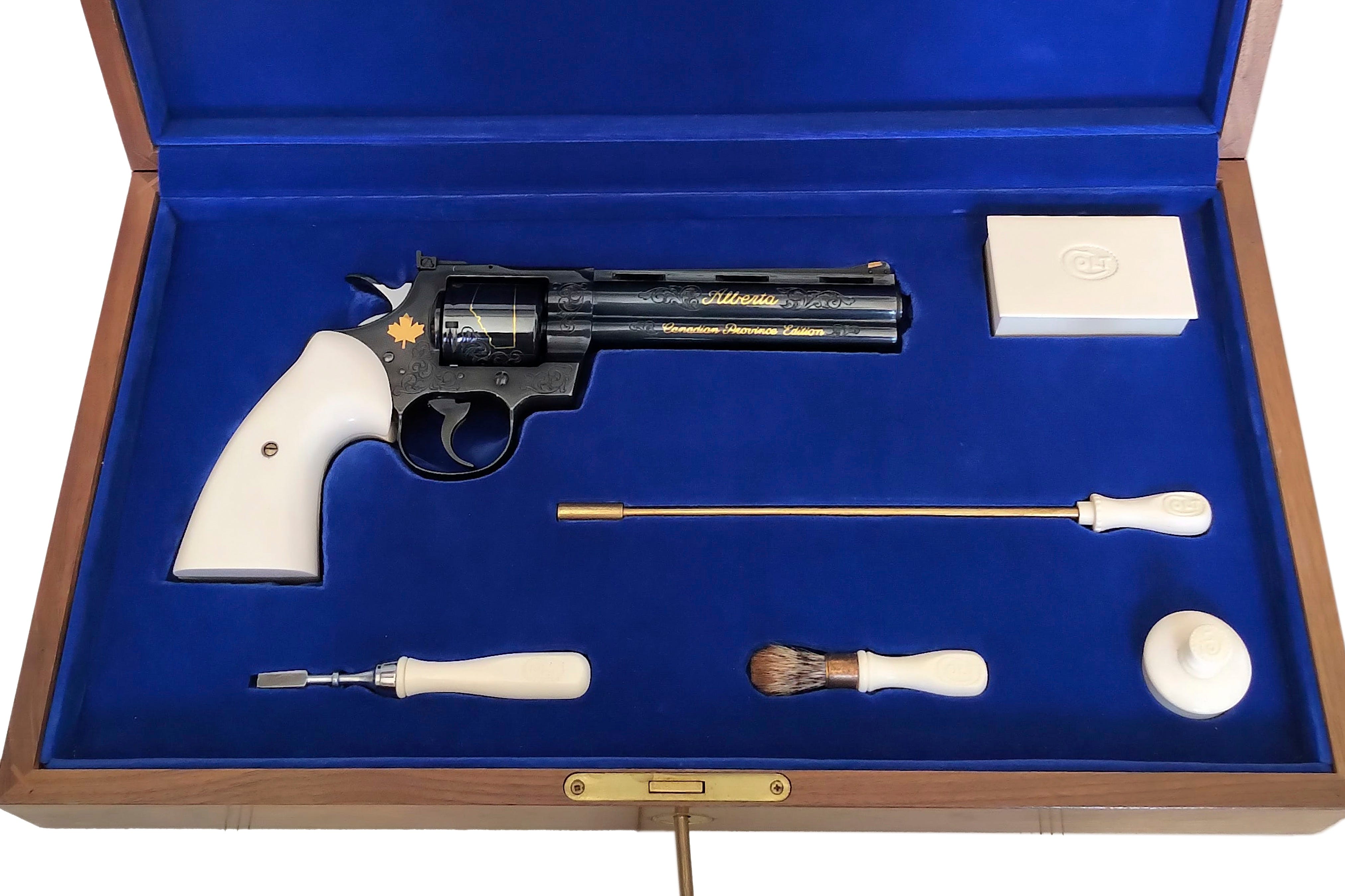 The Alberta Province Colt Python: - Rose & Scroll