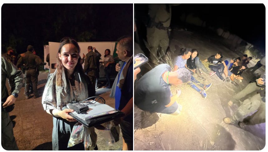 This Russian woman was among a group of 10 illegal immigrants arrested along the US border on June 7. 2026. (Texas Dept. of Public Safety photos) This Russian woman was among a group of 10 illegal immigrants arrested along the US border on June 7. 2026. (Texas Dept. of Public Safety photos)