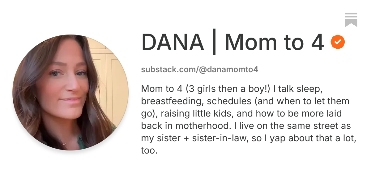 DANA | Mom to 4 | Substack
