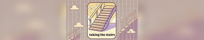 taking the stairs