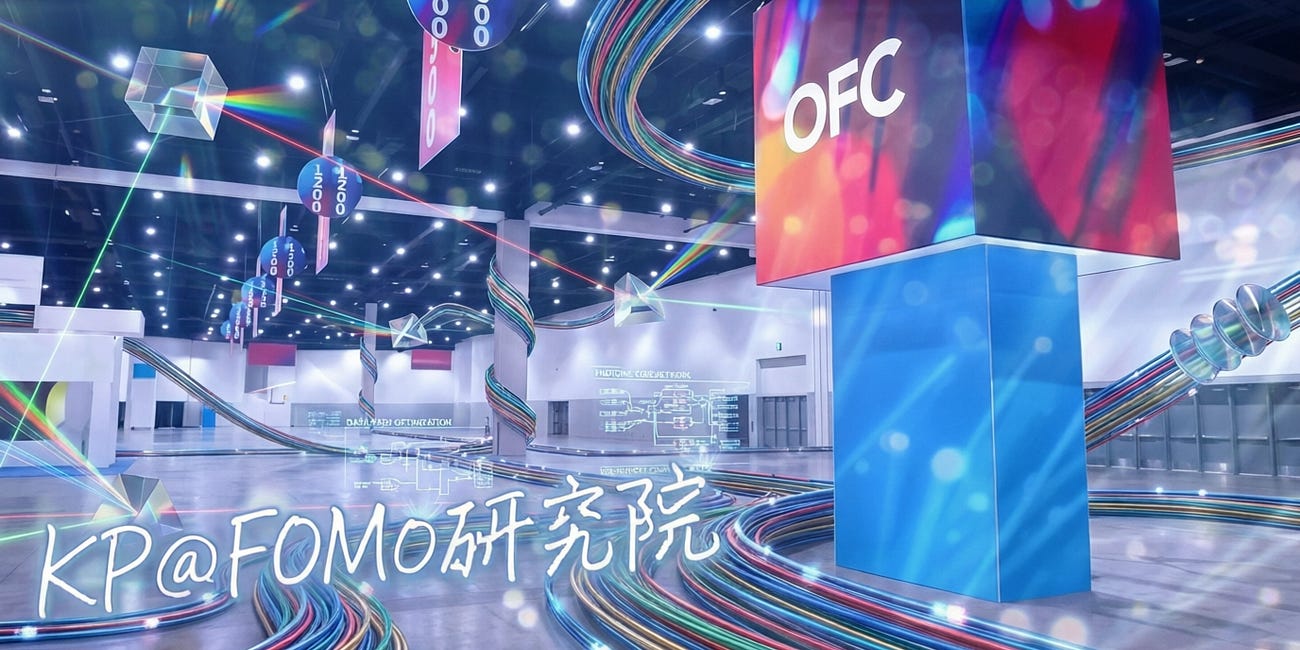 光進銅進或退?不同技術的時間表?大廠都在想甚麼?- 深入分析第40期:光通訊大會(OFC)2026