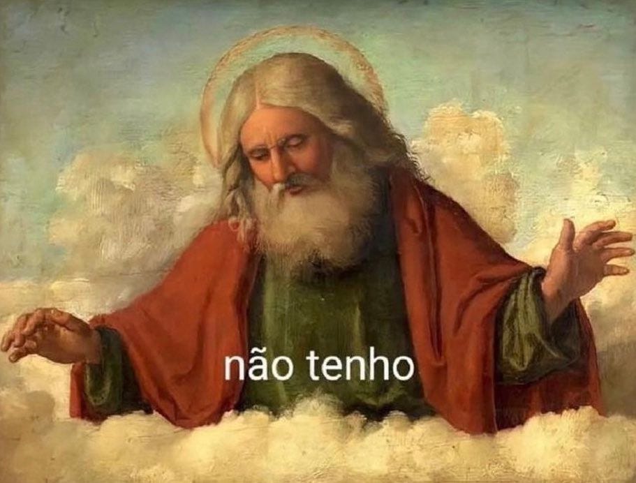 musa dos meme on X: "tô solteiro porque Deus tem algo melhor pra mim Deus:  https://t.co/aLnu7A1H8t" / X