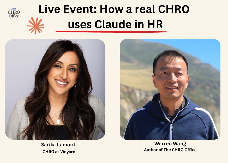 Chro Images How a real CHRO uses Claude in HR (Live Session)