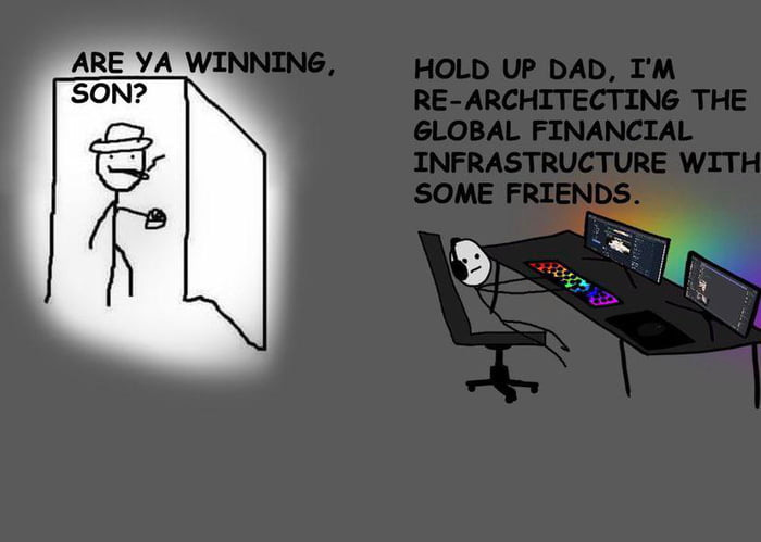 Are ya winning son??