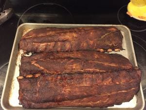 3 racks of back ribs