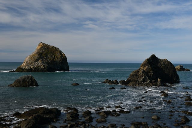 Somewhere on the California coast