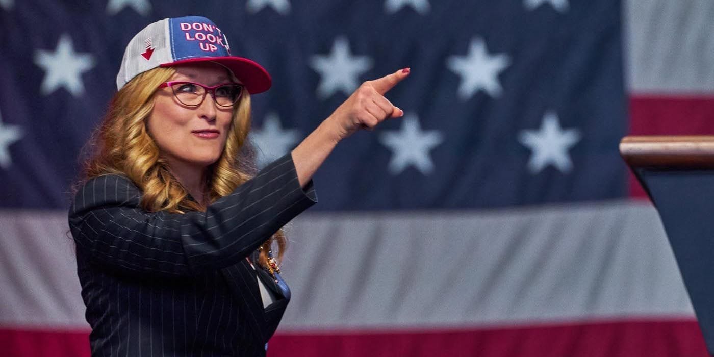 Meryl Streep as the President of the United States in Don't Look Up