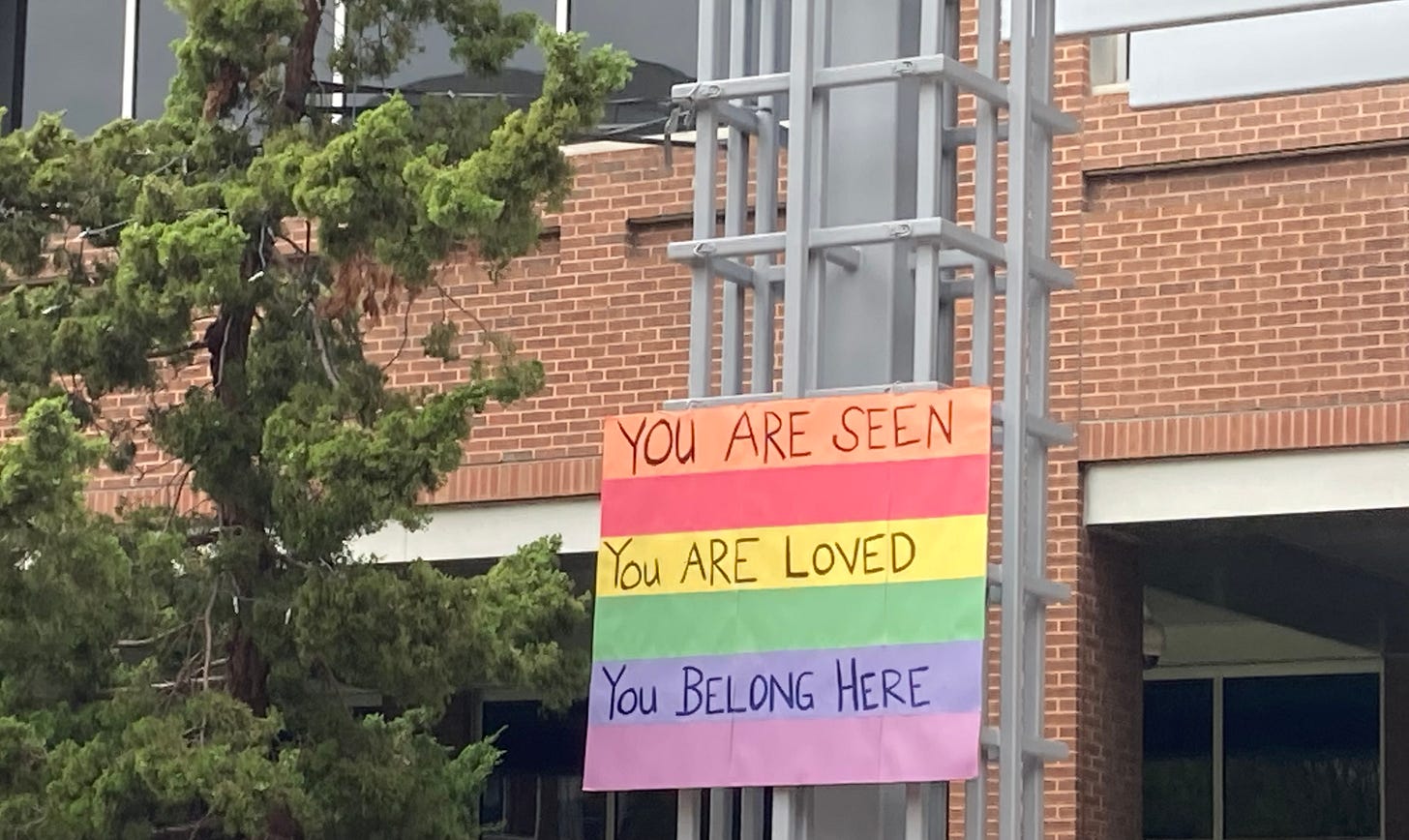rainbow sign