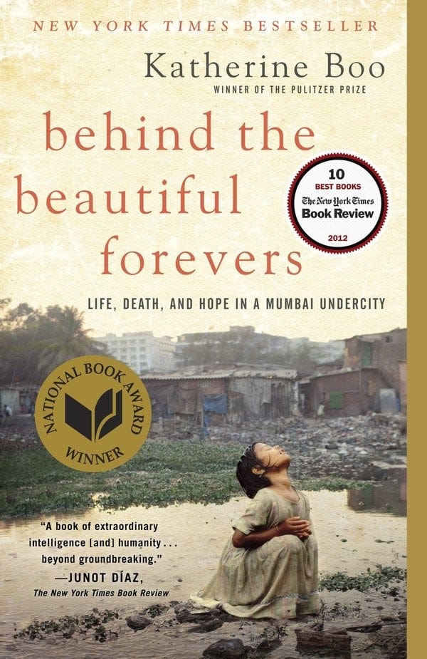Behind the Beautiful Forevers bookcover Behind the Beautiful Forevers bookcover
