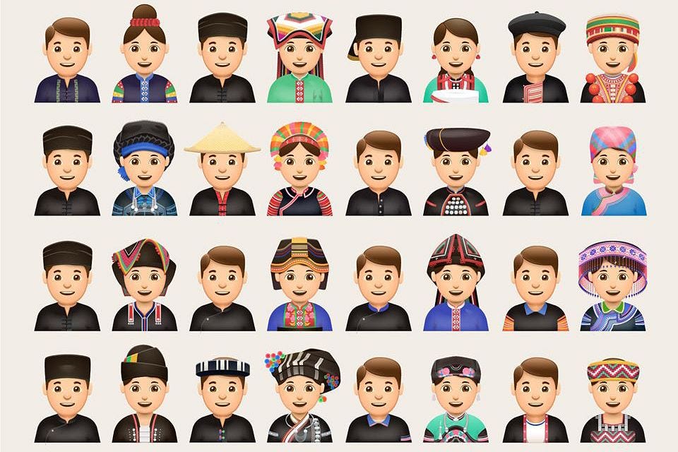 Get to Know Vietnam's 54 Ethnic Groups via These Adorable Emojis - Saigoneer