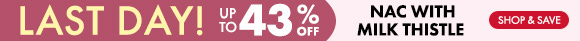 Get up to 43% Off on NAC with Milk Thistle 