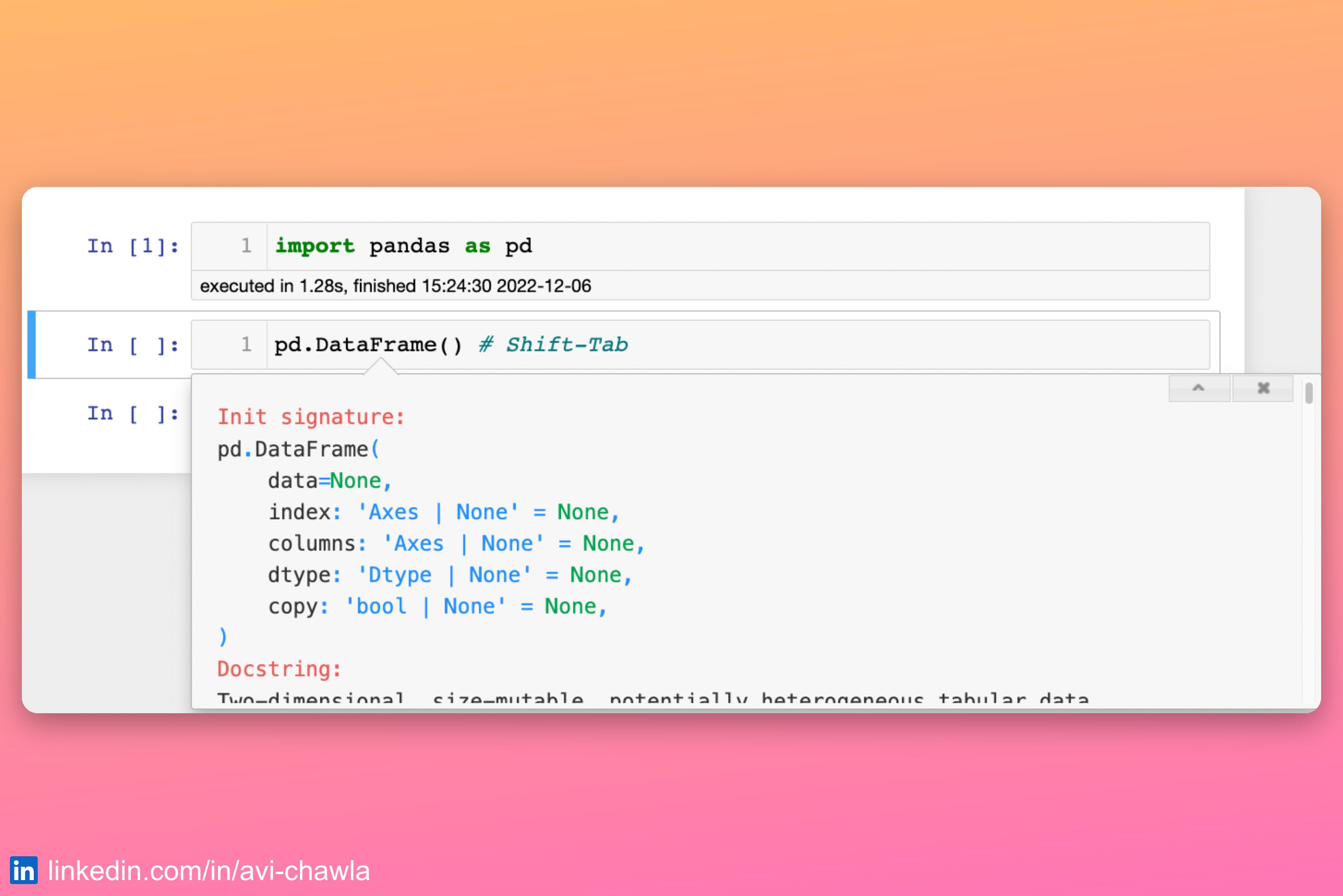 View Documentation in Jupyter Notebook - by Avi Chawla