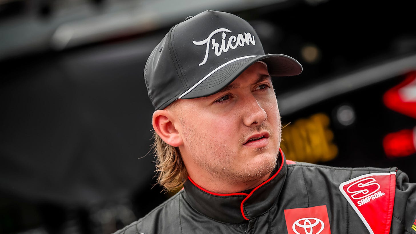 Brenden Butterbean Queen NASCAR Craftsman Truck Series starts TRICON Garage Nashville Superspeedway Kansas Speedway