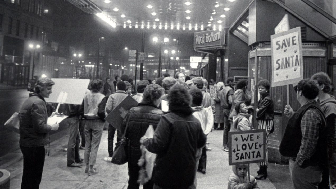 Slasher' Santa: When Milwaukee came out to protest — in 1984 Slasher' Santa: When Milwaukee came out to protest — in 1984