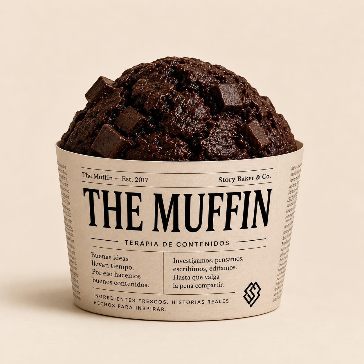 The Muffin x Story Baker logo