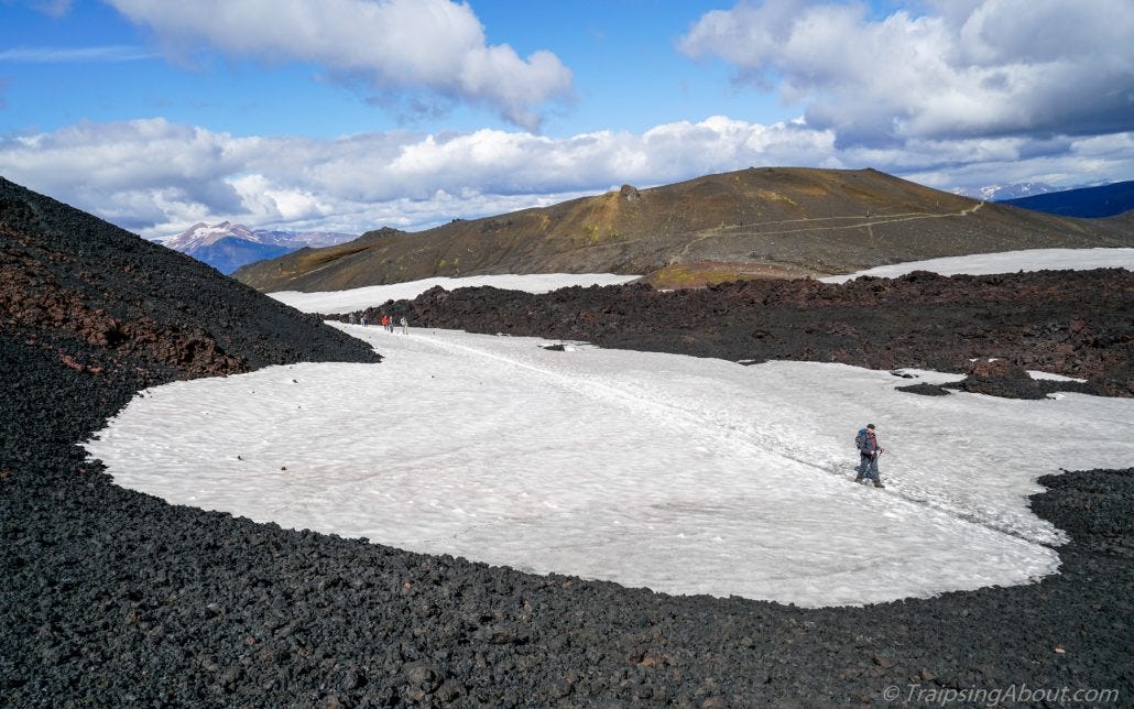 Ground zero for the 2010 eruption at Fimmvörduháls.