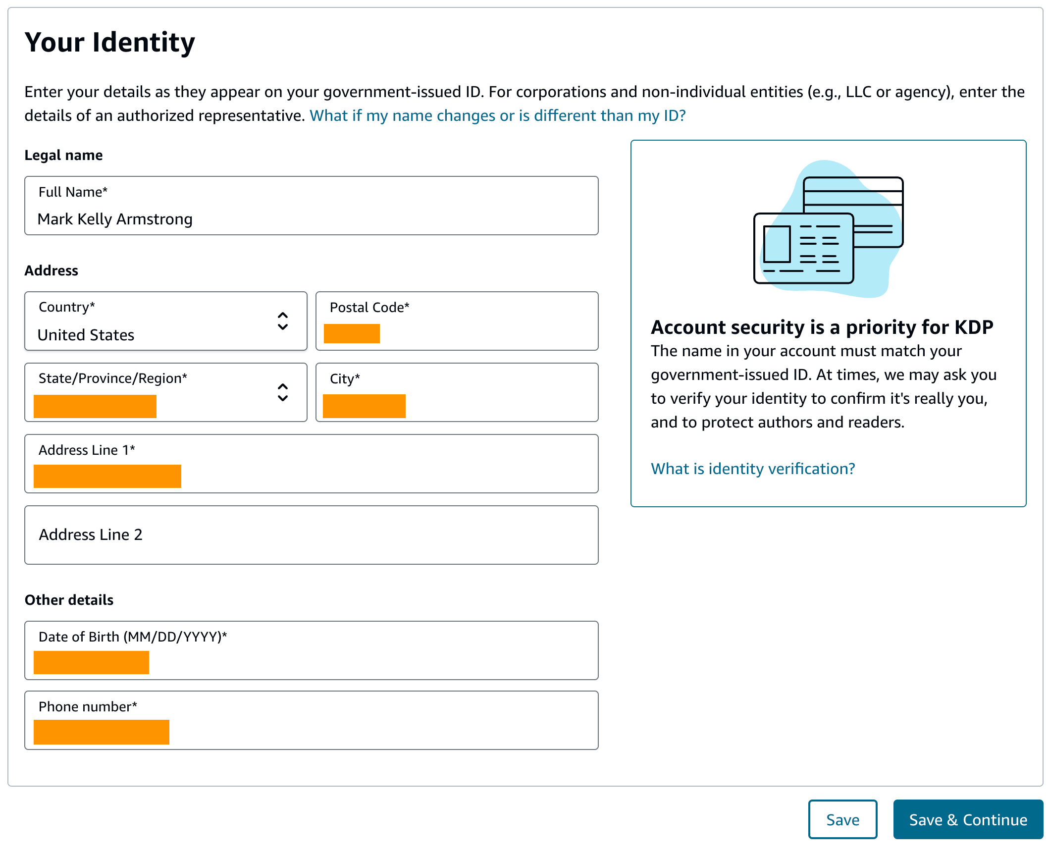 Setting Up Your Amazon KDP Account