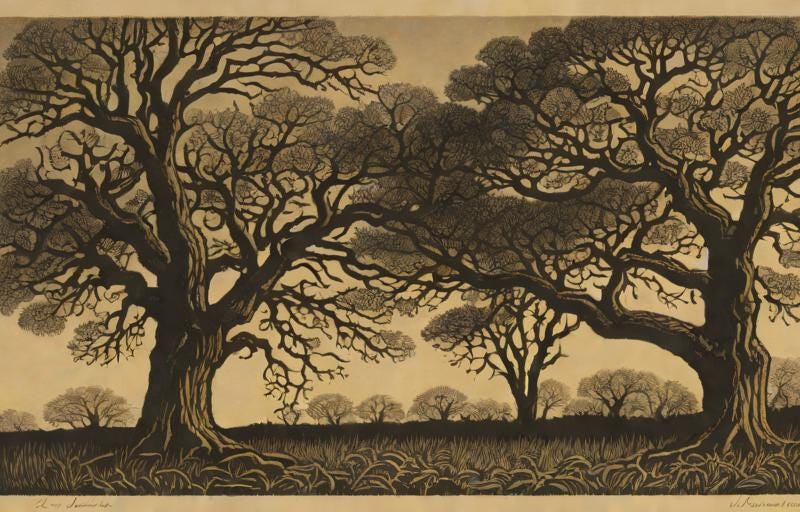 You grand old oak, a piece inspired by the rooted nature of differentiation by Maris Young for In All Honesty