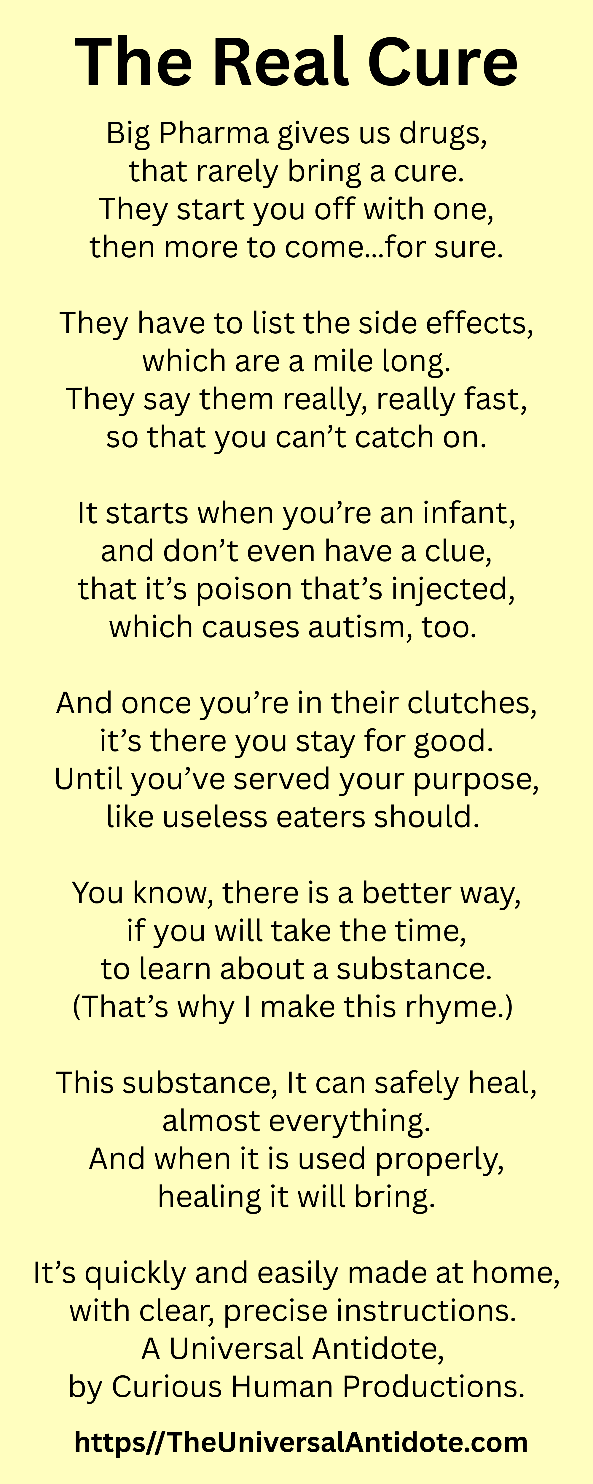 The Real Cure - by Curious Outlier - The Curious Substack
