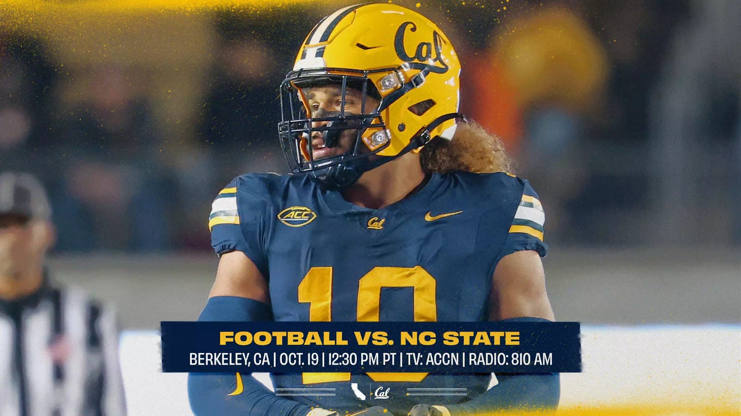 Cal Hosts NC State For Homecoming Cal Hosts NC State For Homecoming