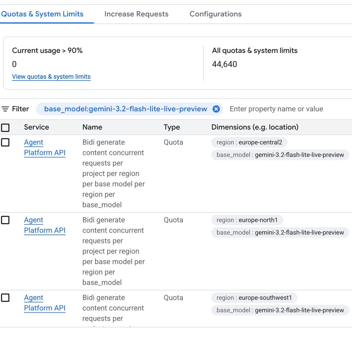 Gemini 3.2 Flash-lite-live in der Google Cloud Console gesichtet Gemini 3.2 Flash-lite-live in der Google Cloud Console gesichtet