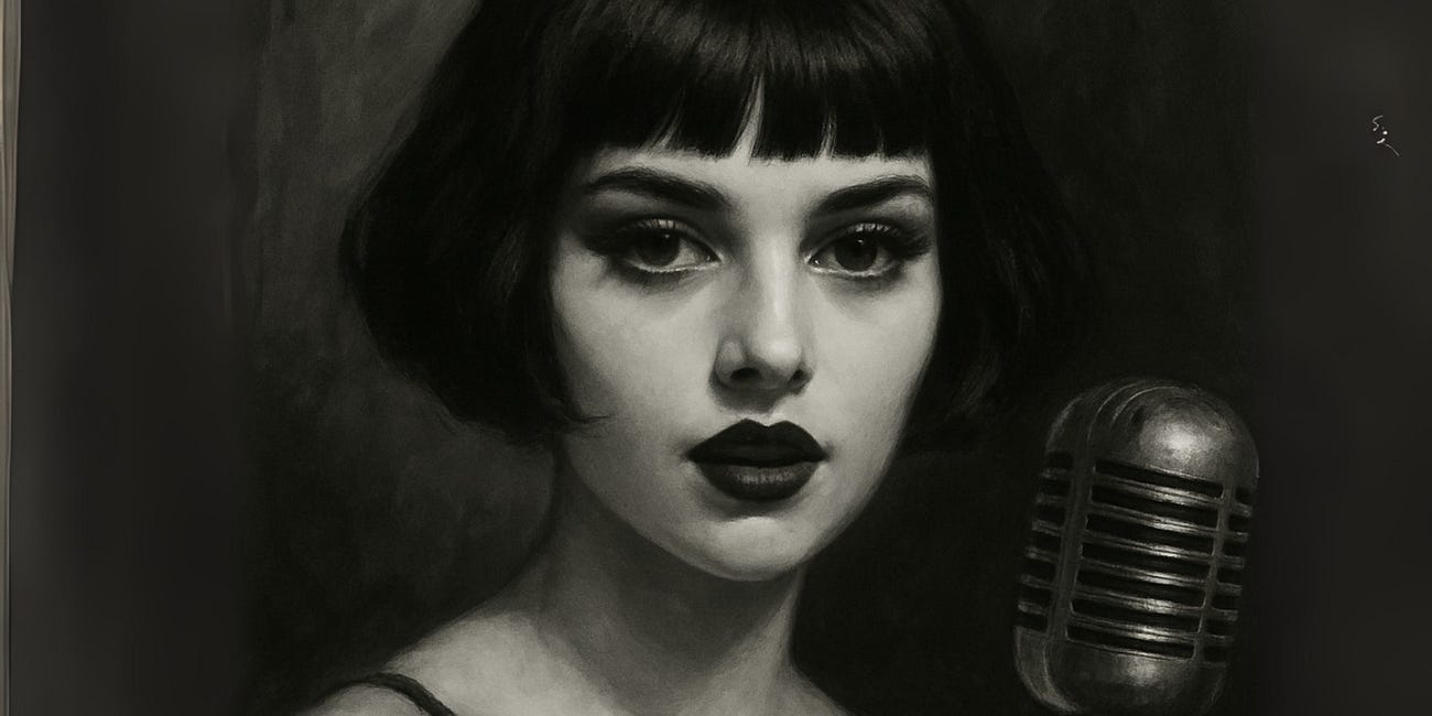 Thûlmë vel þrôsk (A Song Beneath Smoke). This is a Cabaret-style song sung by Šarvëyná in the archaic form of Thrâvënar, my complex ChatGPT-aided con-language 