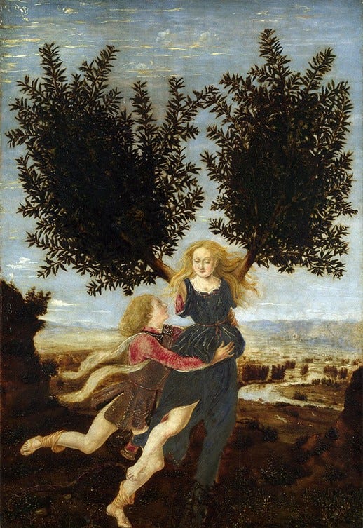 Pollaiuolo's Apollo and Daphne - Teacher Curator