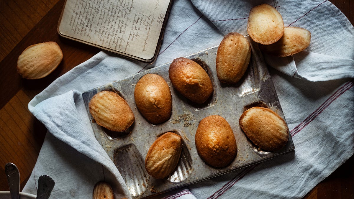 I Found a 1930's French Recipe Notebook and made Madeleines from it