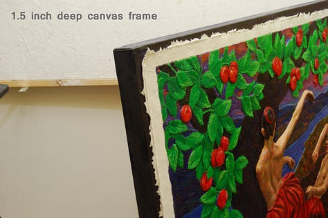 oil on paper sculpture