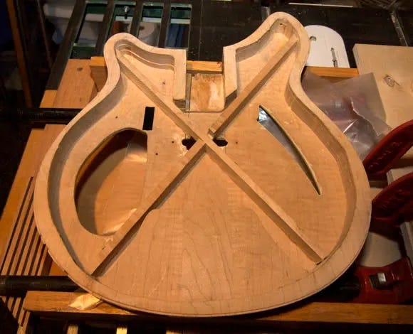 Terminology: X-Bracing - by Andy White - Rickenbacker 101