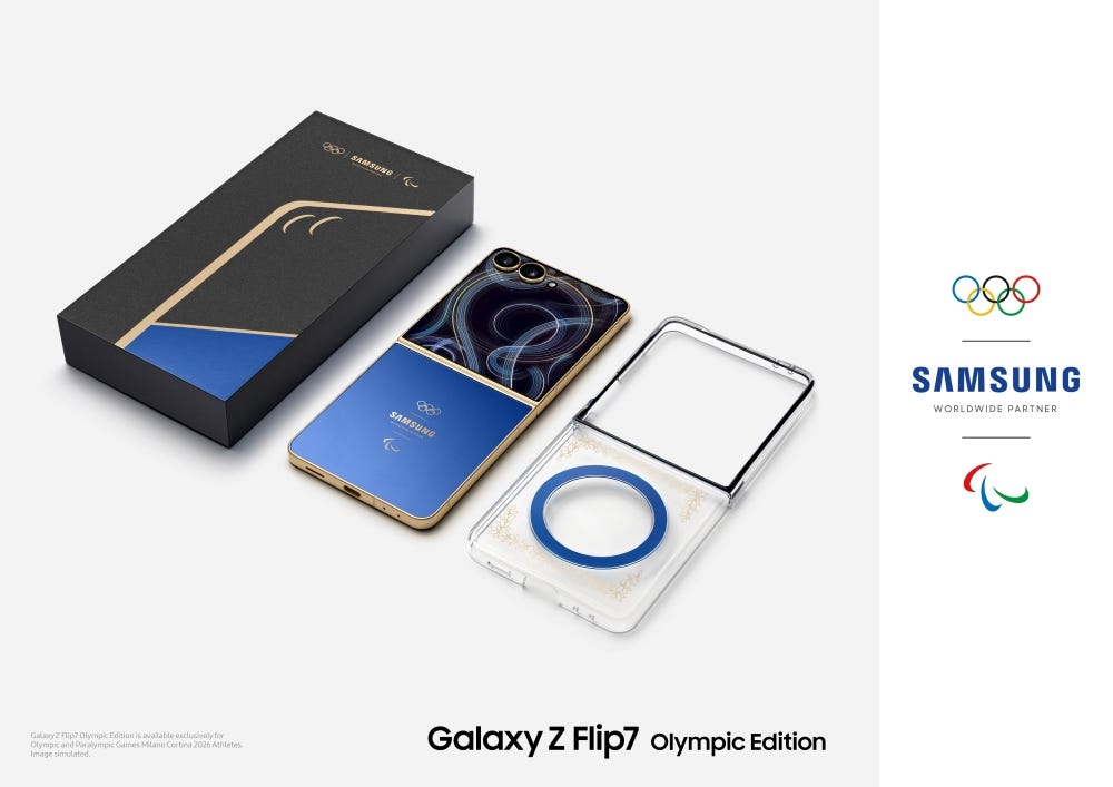 Samsung unveils a new special edition Olympic Galaxy Z Flip7, but