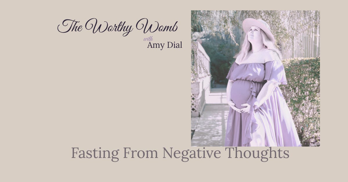 Fasting From Negative Thoughts