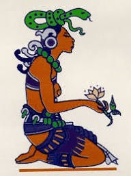 Ix Chel, Mayan goddess of fertility and the moon. Ix Chel, Mayan goddess of fertility and the moon.