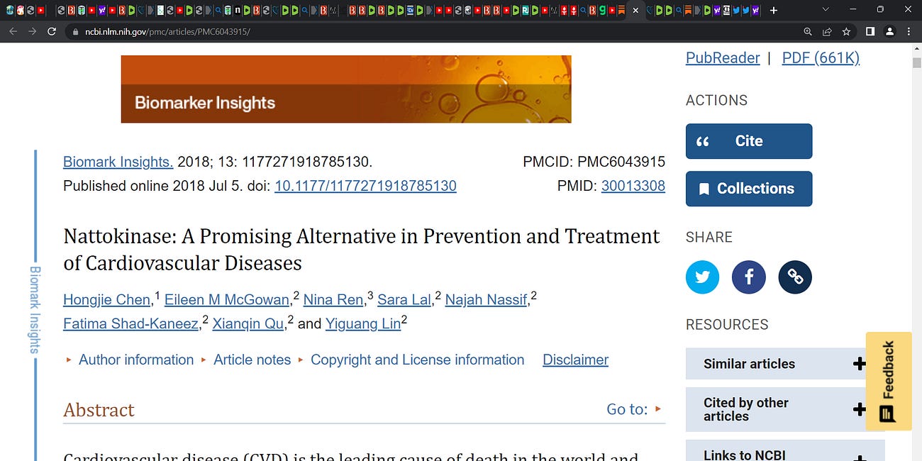 Spike detoxifying formulation with fibrinolytic Nattokinase may provide you the support needed post COVID mRNA technology gene injection vaccine; as the science matures & develops, consult with your