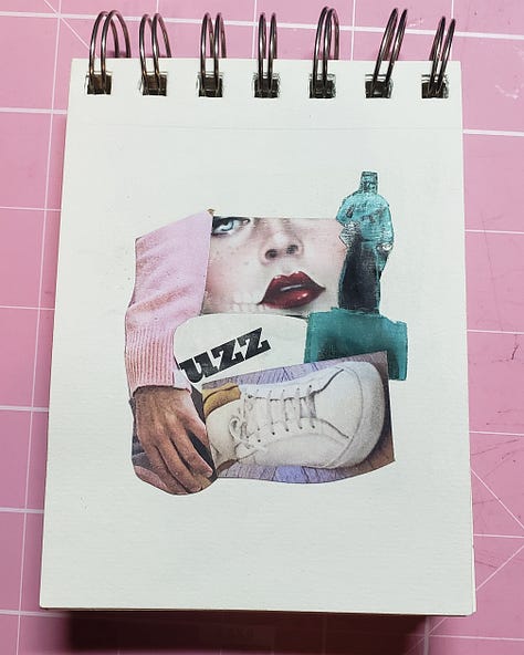Mixed media collages & drawings, 2021-2024
