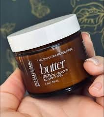 Everyone's talking about TALLOW! Why ours is a but different. 🧈Whipped  texture, like whipped butter 🧈 Your skin knows what to do with beef tallow,  so it is the ultimate moisturizer for