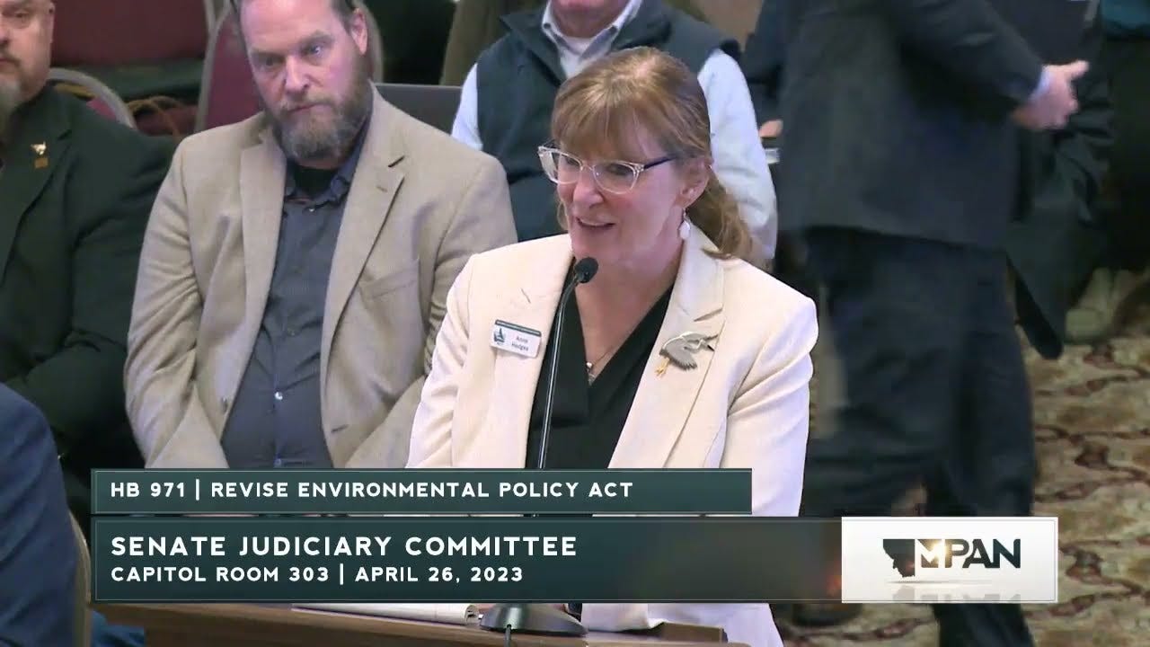 Anne Hedges Q&A on Climate - 2023 Montana Legislative Session