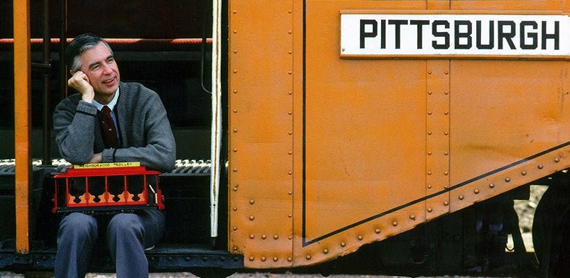 Words From Fred Rogers, a Cork Board of Love, and the Inaugural Rough Rider Words From Fred Rogers, a Cork Board of Love, and the Inaugural Rough Rider