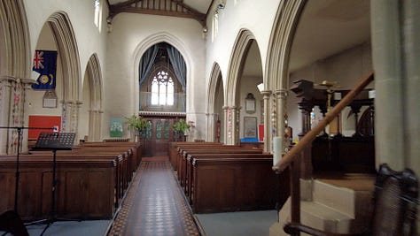 Pictures of St Matthews Church interior and exterior. Formerly St Mary's Church until rebuilt in 1833. This church is in Rowde, near Devizes.